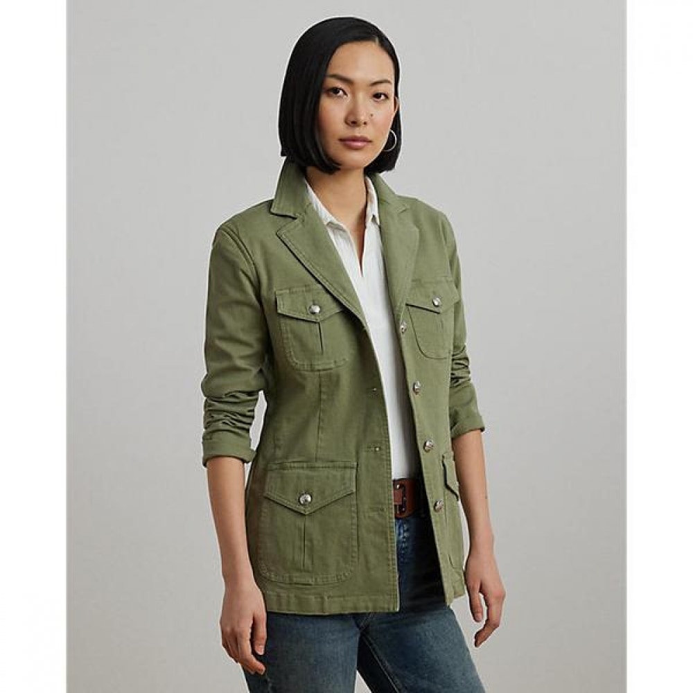 ローレンラルフローレンストレッチコットンキャンバスブレザー (WMLROTWS6020231300)