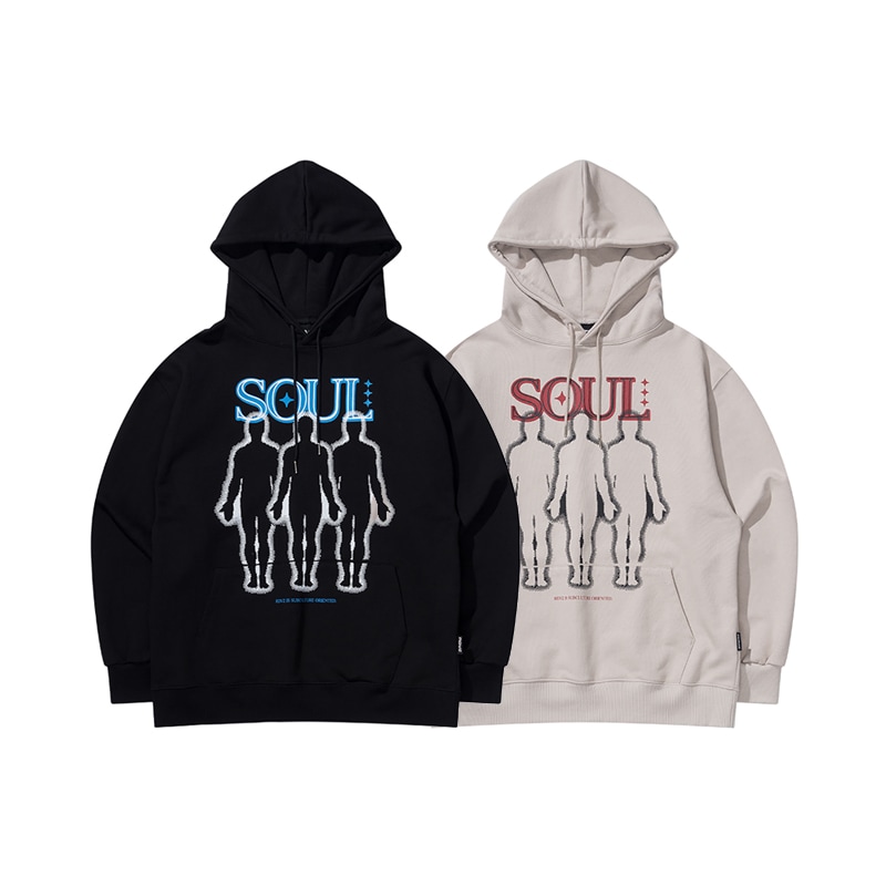 [Seventeen ミンギュ 着用] SOUL HOODIE 2カラー 韓国 アイドル レディース メンズ 秋 冬 大きいサイズ