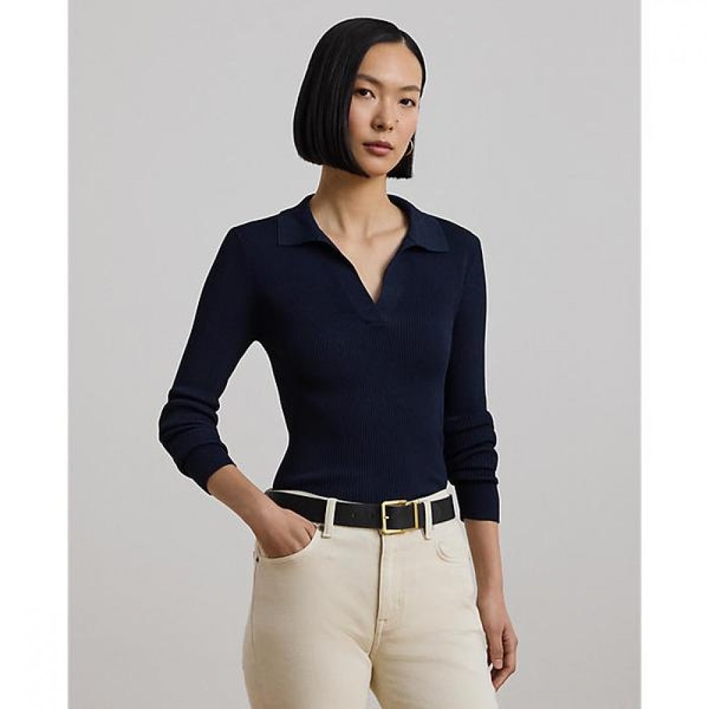 ローレンラルフローレンリブニットポロセーター (WMLRSWES6820735410)