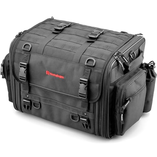 色：ブラック ヘンリービギンズ(Henly Begins) デイトナ バイク用 ツーリング シートバ