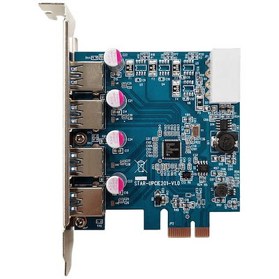 他サイト： 玄人志向　インターフェースボード USB3.0 Type-Ax4(Renesus μPD720201搭載PCI-Express x1接続) 　USB3.0RA-P4-PCIEの商品画像