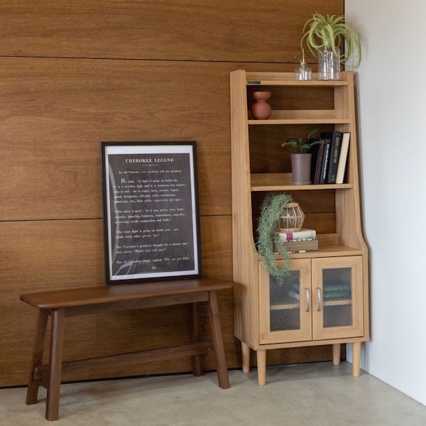 北欧ヴィンテージ風オープンシェルフ オープンラック ディスプレイ 本棚 収納ラック（394）