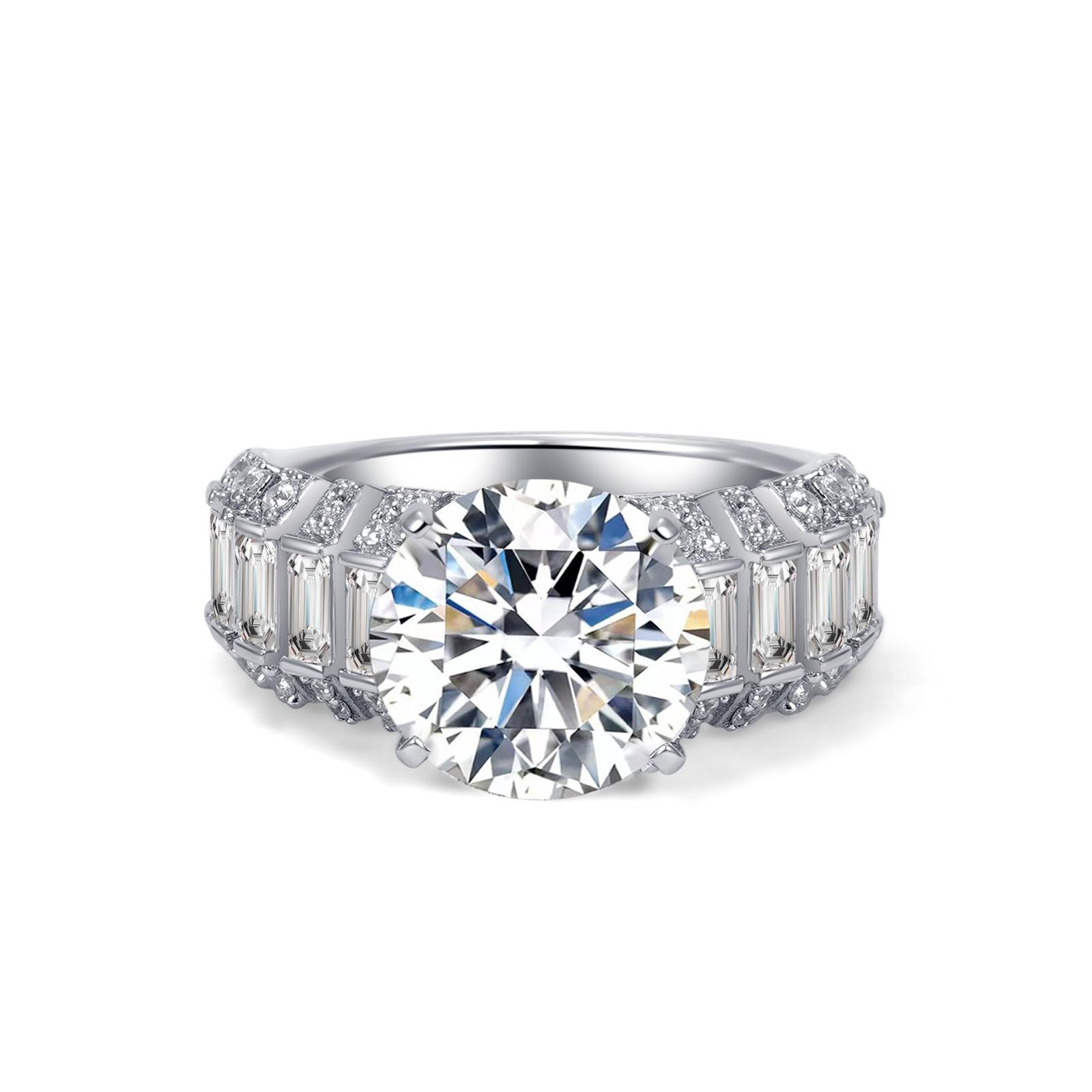 【#08】（こはく）S925モアサナイトのリング