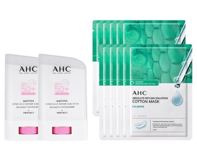 マスターズ ピンク サンスティック 22g 2個 + マスクパック カーミング 10枚