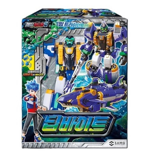 メタルカードボット S/シーズン2/ディープバイト/変身ロボット/韓国ロボット/海の無法者/潜水艦/フィギュア/ロッククラッシュ友人/新型/正品/2025