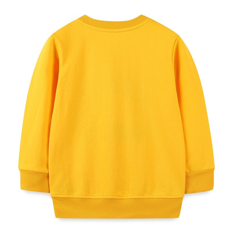 秋の子供用ラウンドネックスウェットシャツヨーロッパとアメリカスタイルの子供用刺繍入り長袖おしゃれなアウターウェアラウンドネックスウェットシャツ男の子用