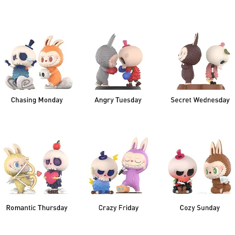 公式正規品POP MART LABUBU THE MONSTERS Mischief Diary Series らふぶ Figures ガチャポン ブラインドボックスフィギュアモデルサプライズギフト