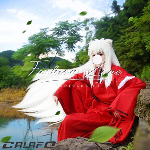 【期間限定】ハロウィン犬夜叉（いぬやしゃ）風 犬夜叉 コスプレ衣装 ウィッグ 靴 ハロウィン仮装 お祭り/コスチューム/変装