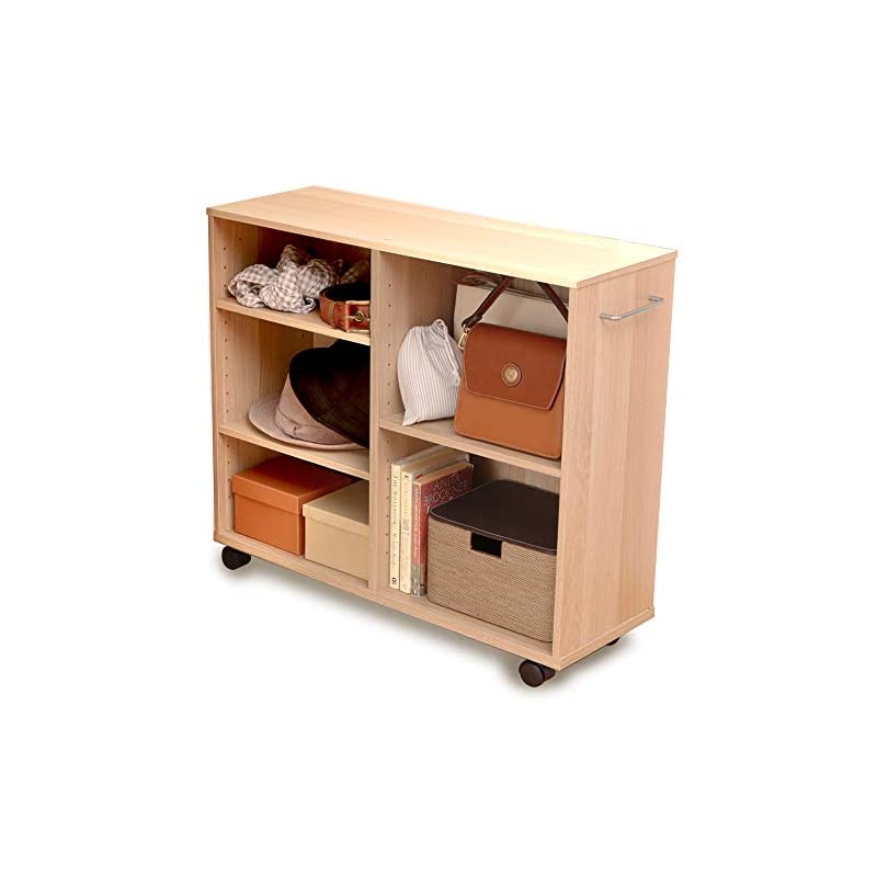 【即納】アイリスオーヤマ 棚 キッチンワゴン カート 収納 収納棚 棚 おしゃれ ラック 調味料ラック おもちゃ キッチン 収納 棚 カート 本棚 幅75奥行26高さ65cm 取っ手 キャスター付