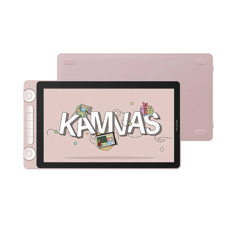 HUION　液晶ペンタブレット ［13.3型］ USB-A/HDMI接続 ピンク　GS1333P