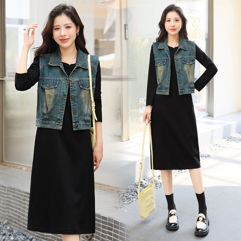 ワンピース レディース 2024 春秋新作 今年の人気 おしゃれ 秋服 洋風 ネットセレブ ツーピース スーツ スカート