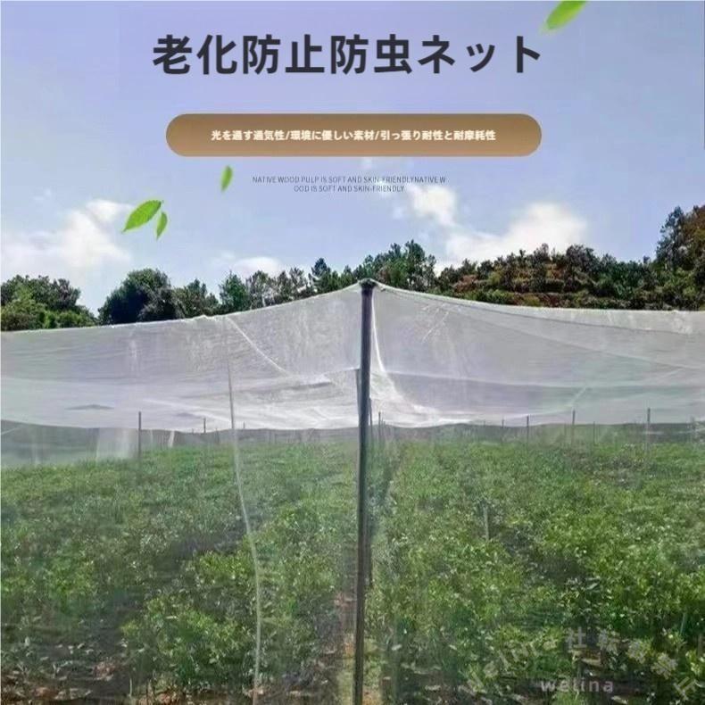 防虫ネット トンネル型 200cm×50m 1mm目野菜栽培 防鳥 農業用 耐久性 家庭菜園 畑の害虫対策に