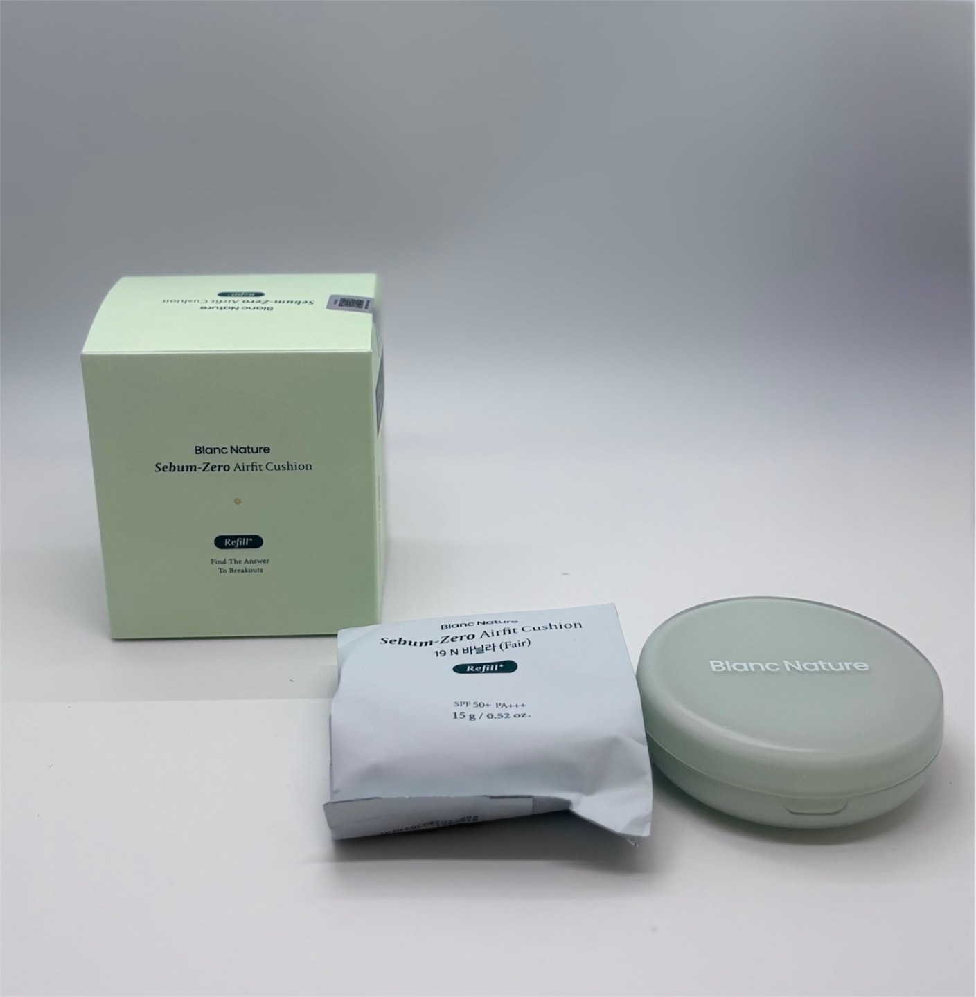 CICAクリアカバークッション本品+詰め替え, 19N Vanilla colors, 1個