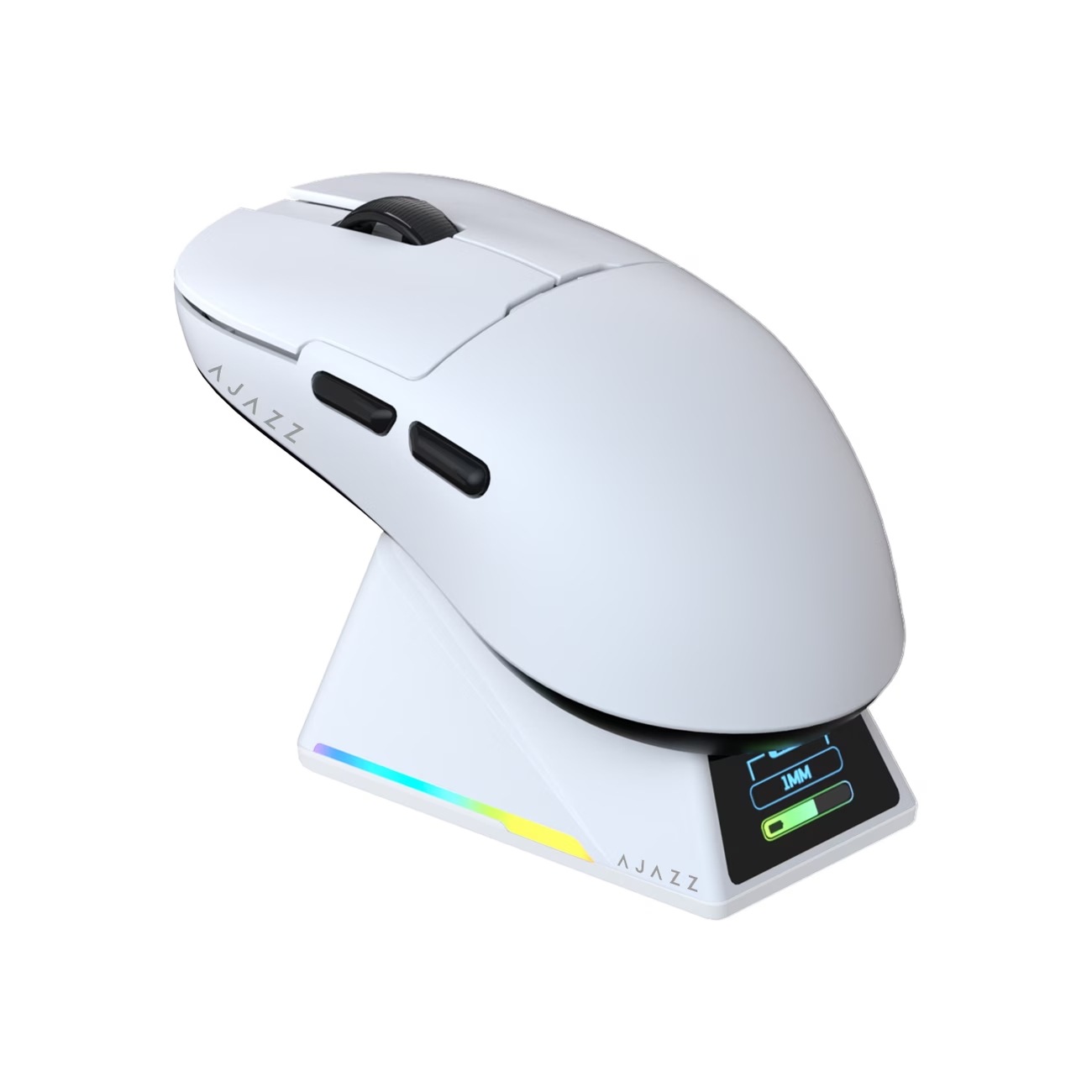 AJAZZ 正規品 AJ159 APEX PAW3950 8K マウス トリプルモード RGB 磁気スクリーン充電ドック 400mAh バッテリー ゲーミング＆オフィスマウス