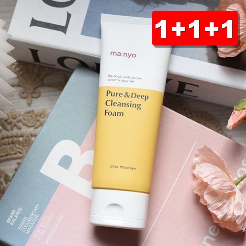 [1+1+1] ピュアアンドディープクレンジングフォーム, 100mlx3個