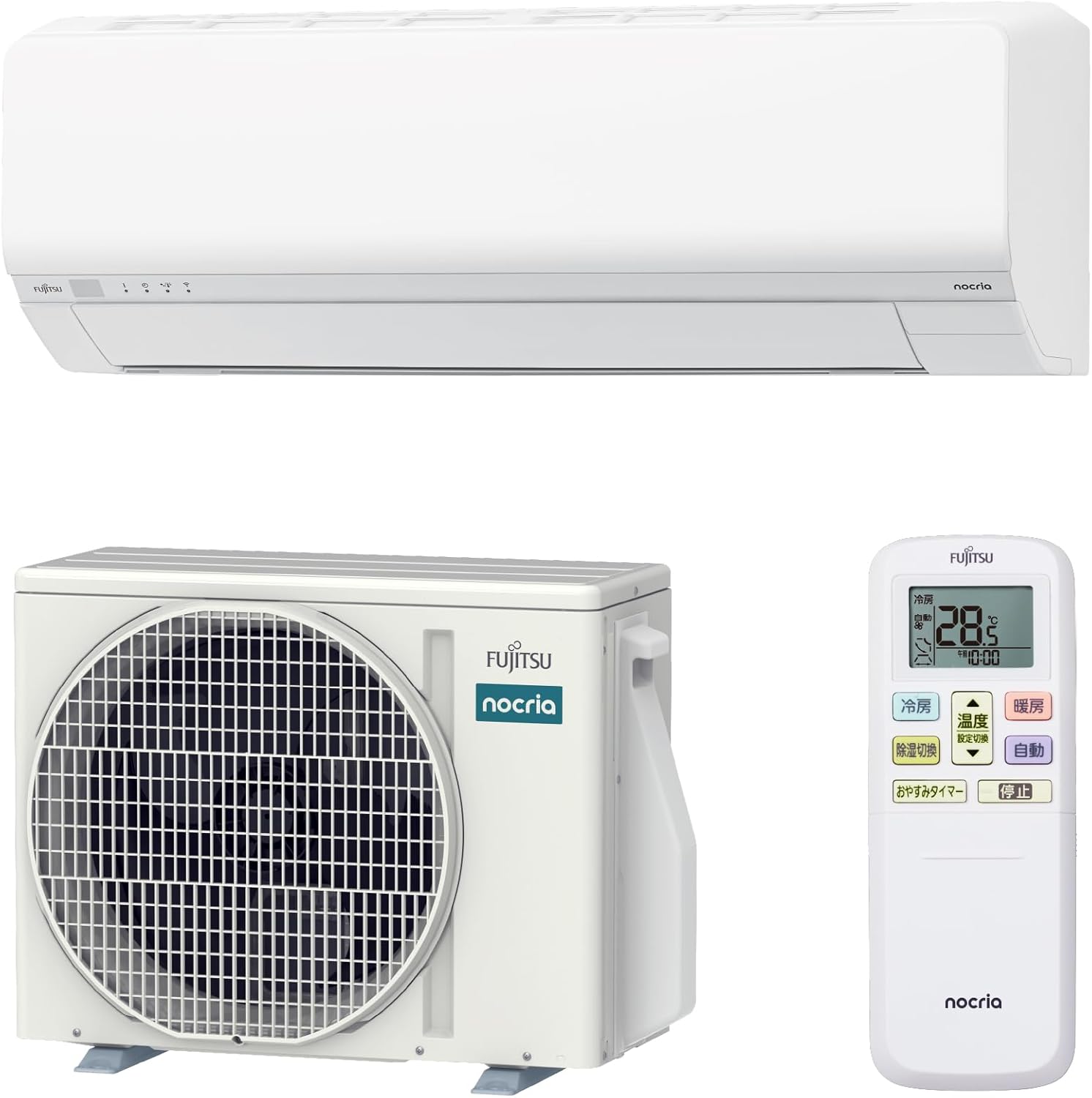 AS-L225S(W) ルームエアコン2.2kW nocria 単相100V 主に6畳用 2025年モデル 送風路パネル 取り外して水洗いできる 熱交換器加熱除菌 除湿(ドライ) 内部クリーン