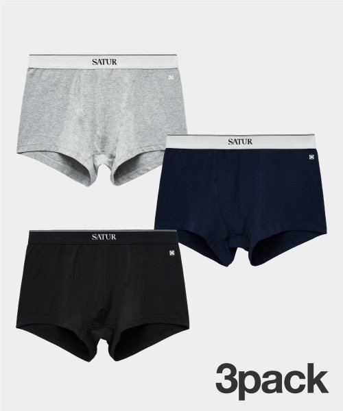 SATUR (3パック) オールデイメンズドロー