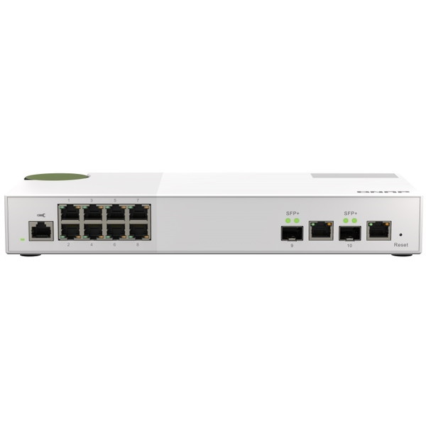 QSW-M2108-2C [Layer 2 Webマネージドスイッチ(10GbEおよび2.5GbE)]