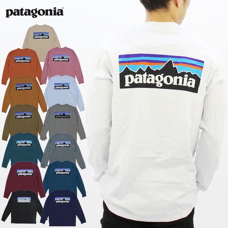 パタゴニア メンズ ロングスリーブ P-6ロゴ レスポンシビリティー L/SL 長袖/ロンT Tシャツ/メンズ [AA]
