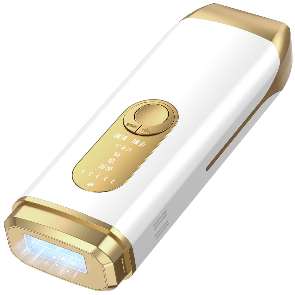 Clyrox 脱毛器 VIO対応【2025年夏新モデル・IPL・サファイア冷却技術でほぼ無痛】99万回照射 5段階調節 手動/自動照射切替 美肌 顔 体 VIO 全身适用 メーカー2年保証 プレゼント