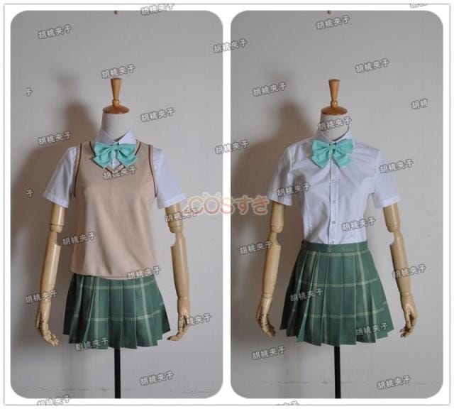 【短納期】To LOVEる とらぶる Darkness ダークネス TL 彩南高校女子制服 モモ ベリア デビルーク ベストない コスプレ衣装 COS