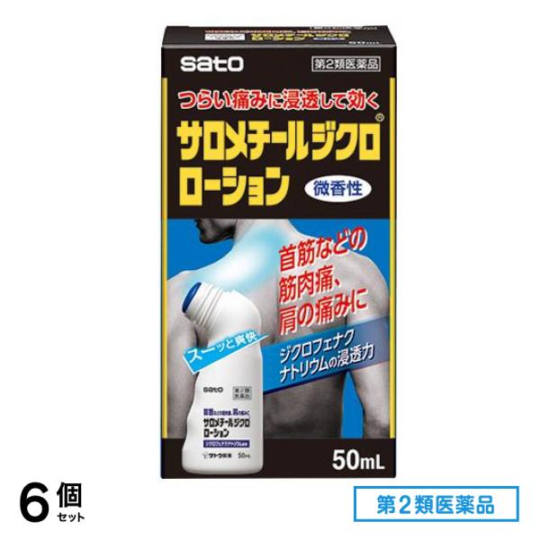 第２類医薬品 サロメチールジクロローション 50mL 6個セット