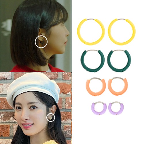 [ステイシーシウンチュヒョンヨン 宇宙少女ボナ協賛イヤリング] Circle Up 韓国人気アイドルアクセサリー セレブが愛するカスタムジュエリー 韓国ファッションジュエリー