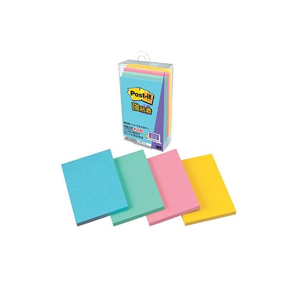 (10個セット) 3M Post-it ポストイット 強粘着ノート マルチカラー3 3M-656SS-MC-3X10 5,690円