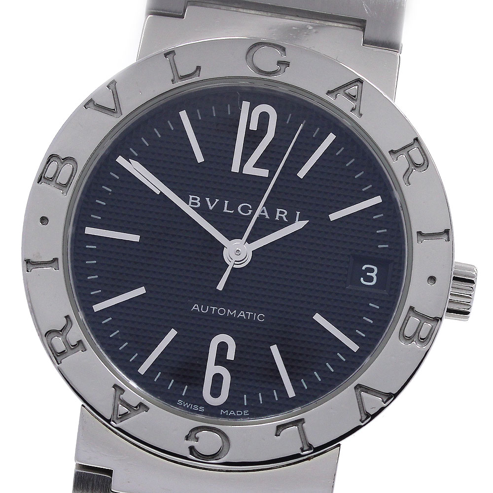 ブルガリ BVLGARI BB33SS ブルガリブルガリ デイト 自動巻き メンズ _839414【中古】