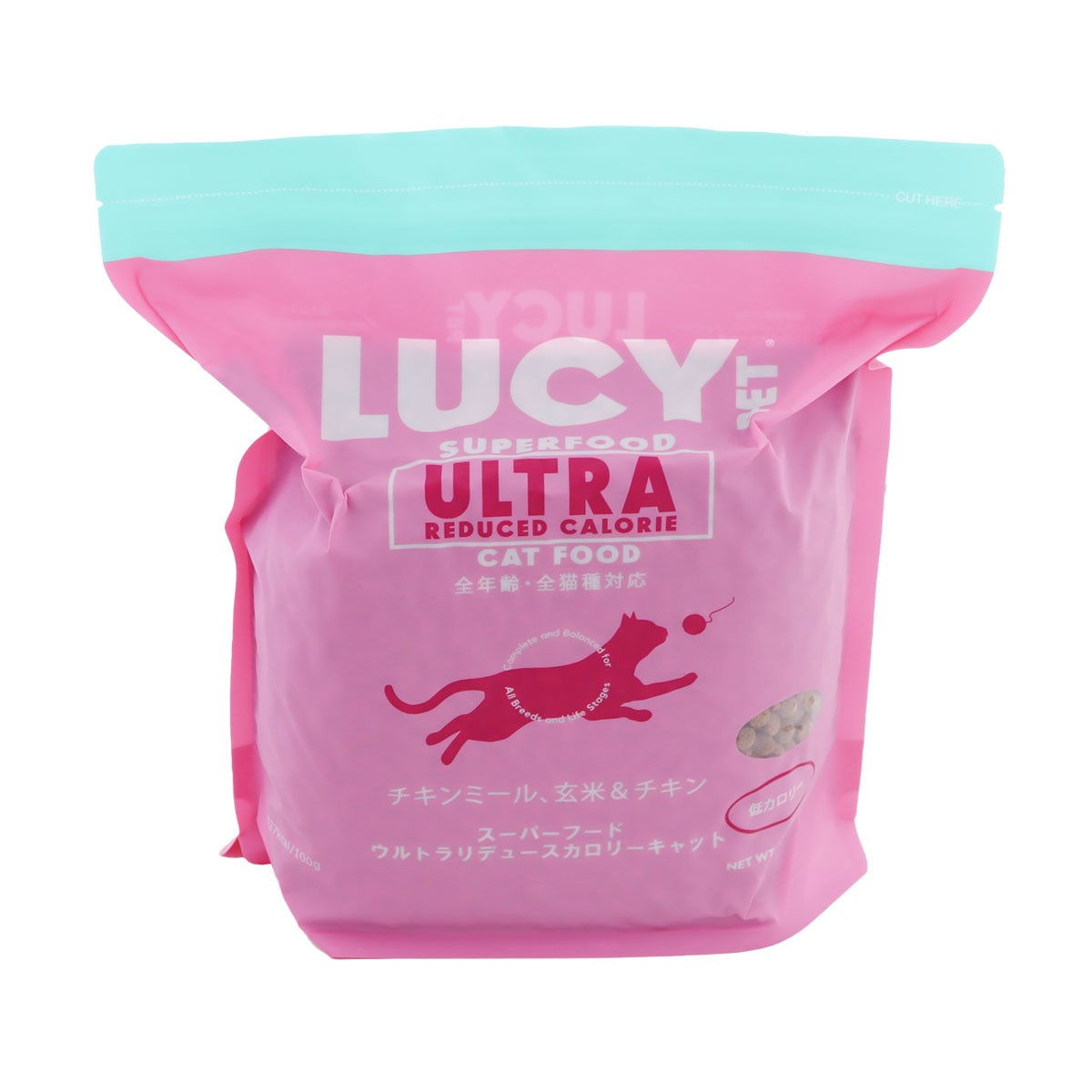 ルーシーペット キャット スーパーフード ウルトラリデュースカロリーキャット 5ポンド（2.27kg）
