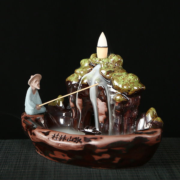 Qoo10] お香 お香立て 香炉 倒流香 インテリア