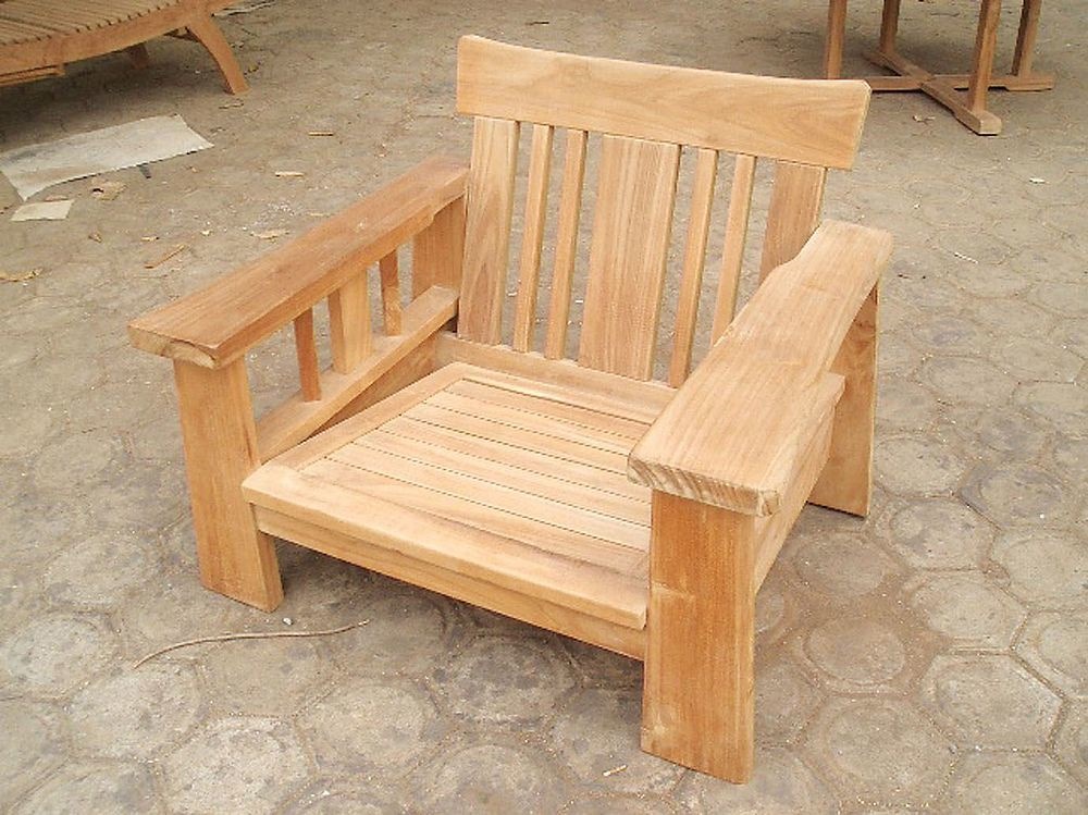 ジャービス商事　ガーデンチェア　天然木無垢材　ヒーリングチェア　20825　木製