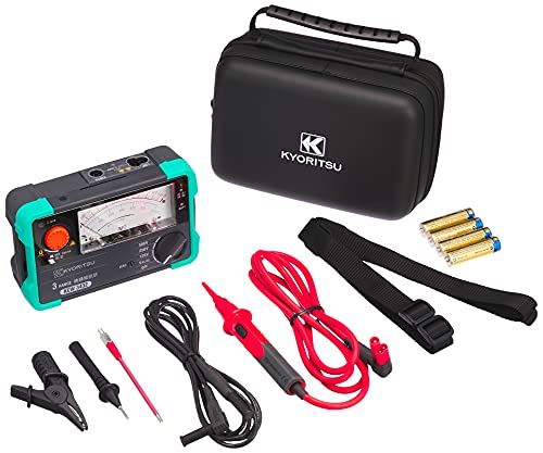 共立電気計器 (KYORITSU) キューメグ 3レンジ絶縁抵抗計 (125V/250V/500V)