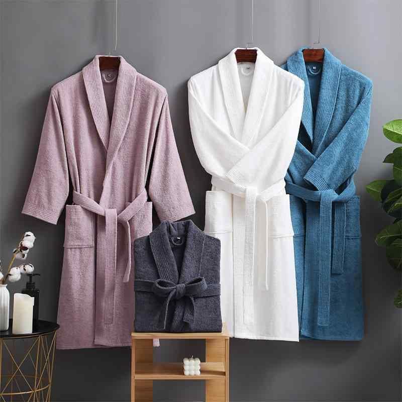 バスローブ ナイトウェア 吸水性 ネグリジェ ルーム ガウン 速乾 ロング マント ホテル ルームウェア パジャマ メンズ レディース兼 ユニセックス 秋冬 7,036円