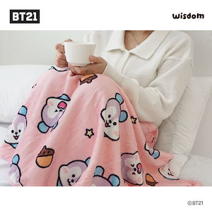 Qoo10] BT21 【公式】BT21 minini 毛布 ブ