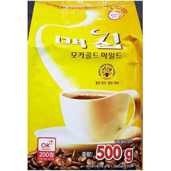 RG00991Tコーヒー モカゴールド マキシム 500g リフィル 食堂用 店インスタントコーヒー