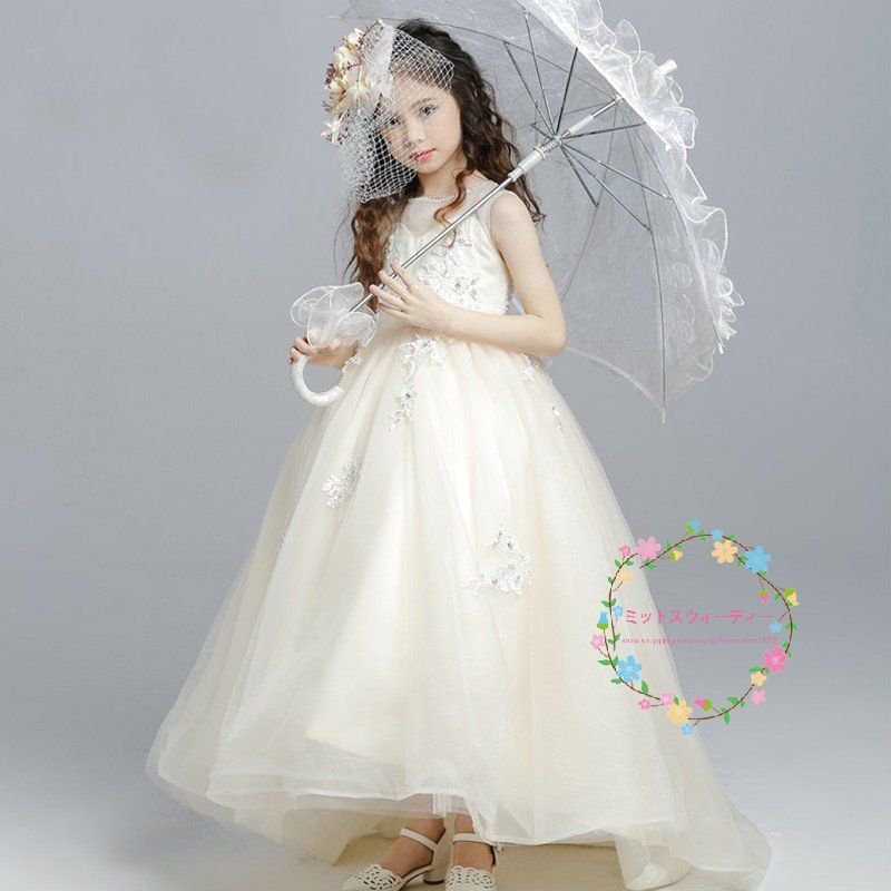 子供ドレス ピアノ発表会 カラフル キッズドレス 結婚式 子どもドレス 女の子 ミニ 子供服 七五三