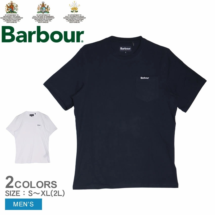 LANGDON POCKET TEE MTS1114 メンズ トップス ウェア 半袖 Tシャツ おしゃれ 人気 シンプル クラシック クラシカル 大人 バーブァー ワンポイント ロゴ