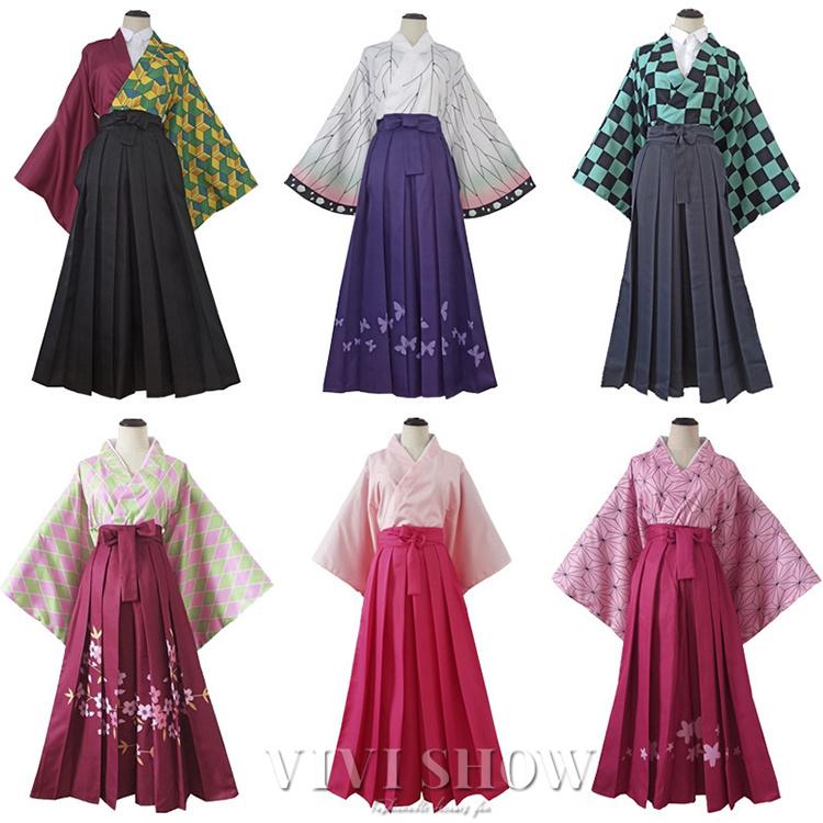 即納あり和服 和 コスプレ 着物 羽織 洗える 袴 コスチューム SNS話題人気N0.1イベント 変装 和柄 ハロウィン クリスマス 仮装