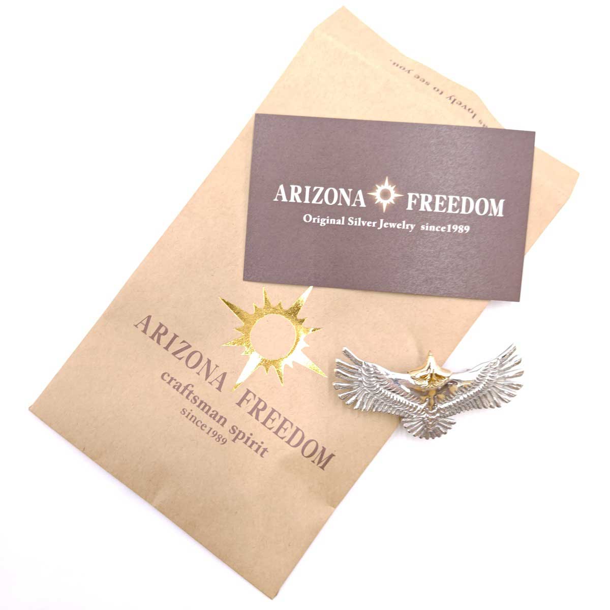 【中古】ARIZONA FREEDOM アリゾナフリーダム T-25b ペンダントトップ シルバー SV925 ゴールド K18 58,806円
