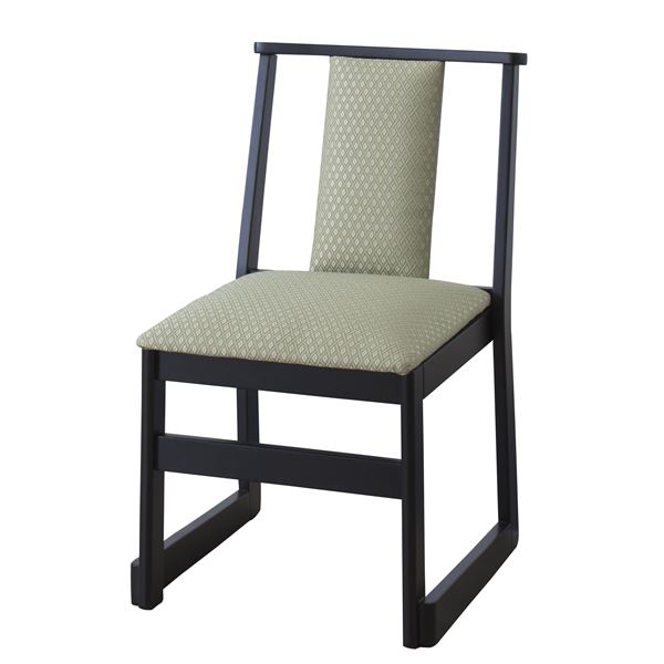 (2脚セット) お座敷チェア パーソナルチェア 約幅46cm グリーン BC-243GR スタッキング 和風 料理店 店舗 冠婚葬祭