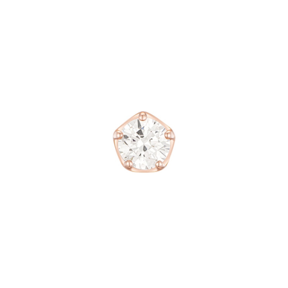 ジェスティーナホワイトモンド 14K シングルピアス (JJJTEQ4BS065R4P00) 27,421円