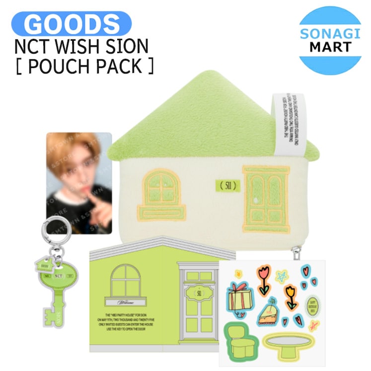国内発送 NCT WISH SION [ ARTIST BIRTHDAY POUCH PACK ] THE HBD PARTY HOUSE FOR SION / 公式グッズ / 予約商品