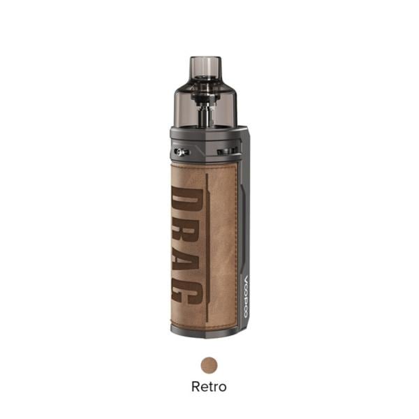 ブープー Voopoo Drag X 80W ドラグエックス モッドポッドキット エアフロー 4.5mlレトロ(Retro)