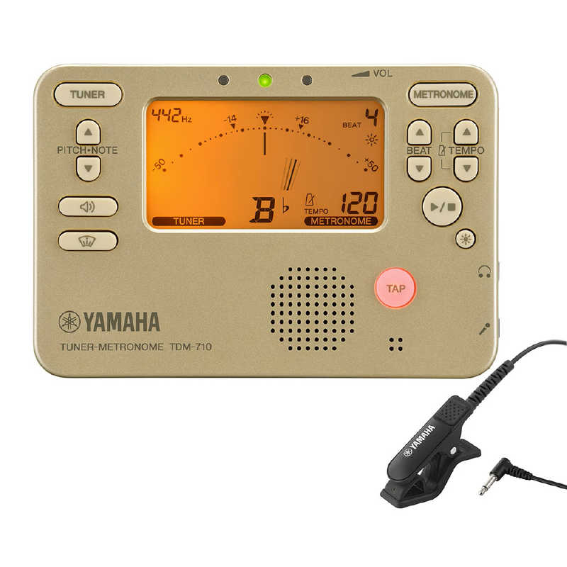 ヤマハ　YAMAHA　チューナーメトロノーム マイクセット　TDM-710GLM