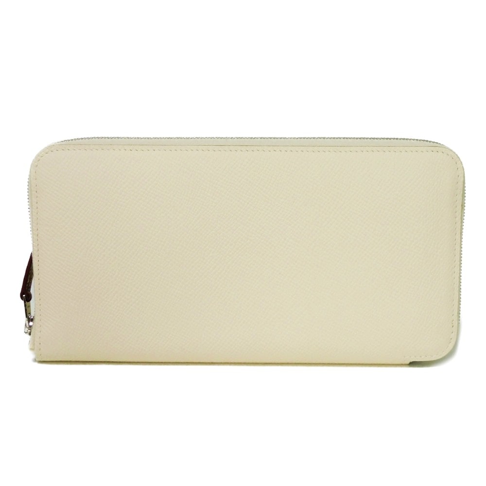 【中古】 長財布 ナタ モーヴシルベストル ラウンドファスナー アザップ ロング シルクイン ラッキーデイジー