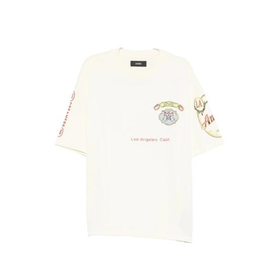 AMIRI Men Tops AMTOJR1174 IVORY NEUTRALS BLACK