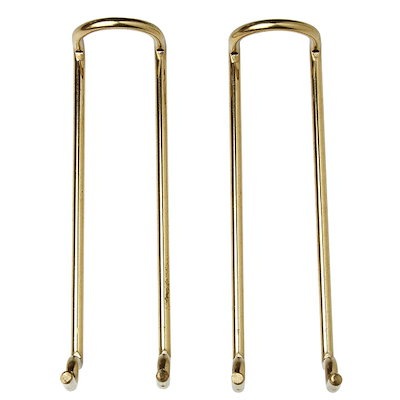 他サイト： 和気産業 ANB-722 穴あきボード用 真鍮フックダブル 90mm 2個入の商品画像