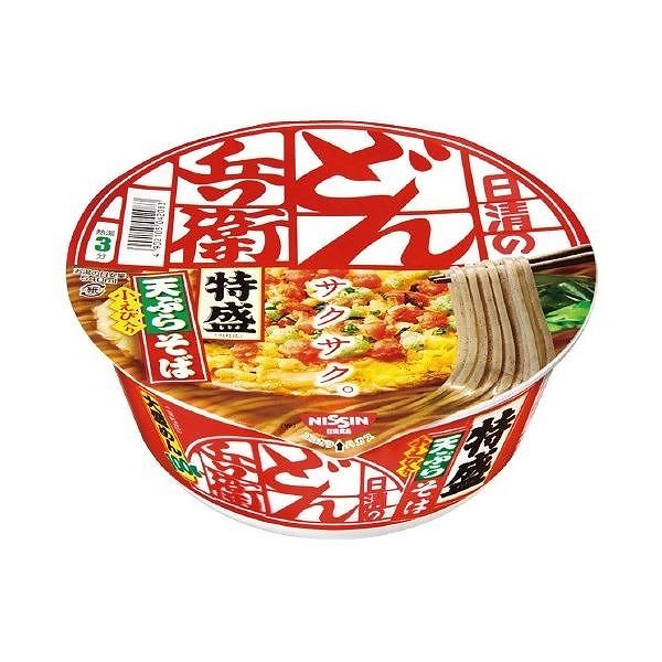 （まとめ）日清食品 どん兵衛特盛 天ぷらそば 12食入[x2セット]