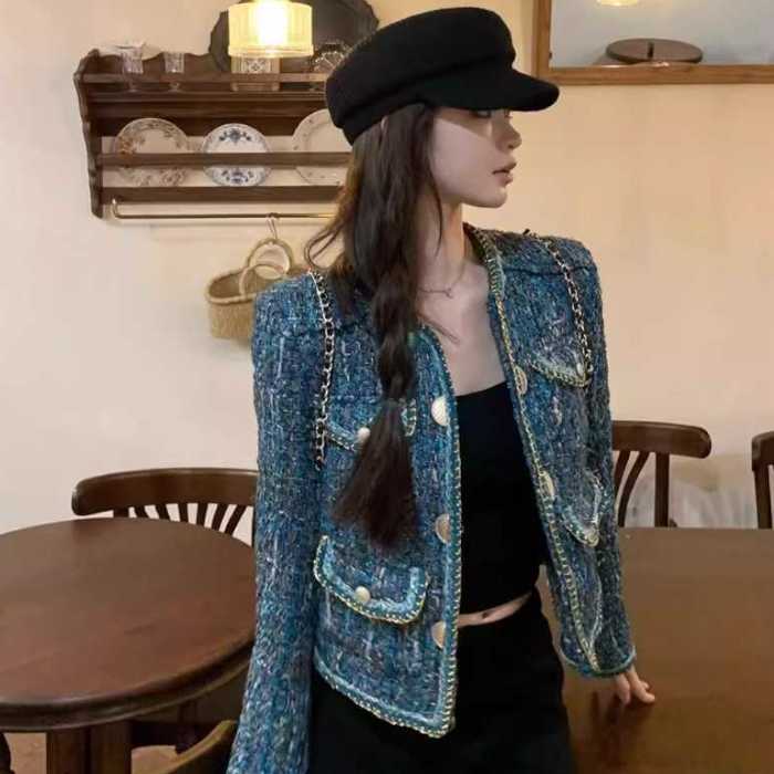 きれいめ レディースファッション ツィード ジャケット レディース S M L ツィードジャケット 7,874円